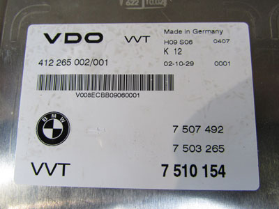 BMW AT Valvetronic Control Unit, VDO, VVT 11377510154 E53 E60 E63 E64 E65 E66 E704